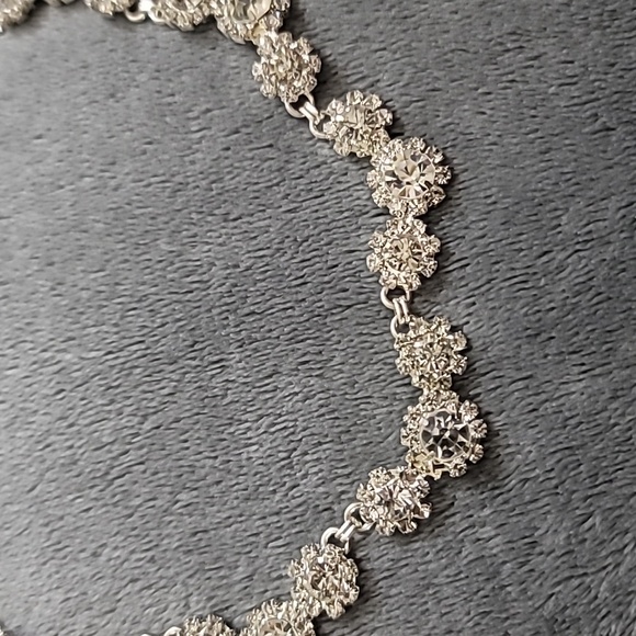 Cezanne Daisy Rhinestone Necklace - Picture 2 of 5